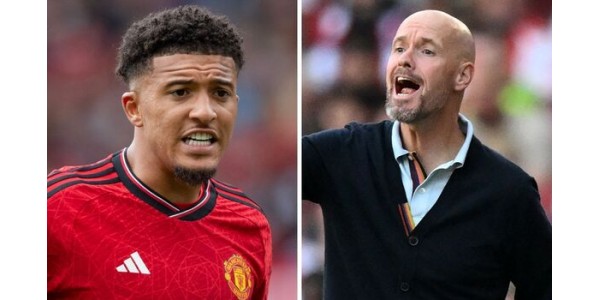 Jadon Sanchos kampånd i ny sesong knust av Erik ten Hag